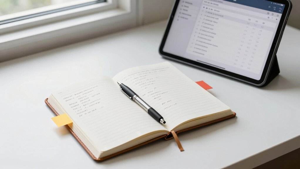 organized notes prevent confusion