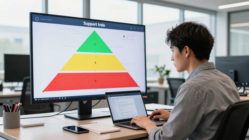 prioritize support with triage