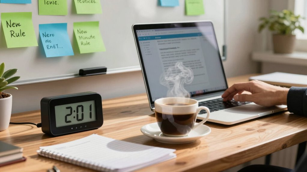 revise the two minute rule