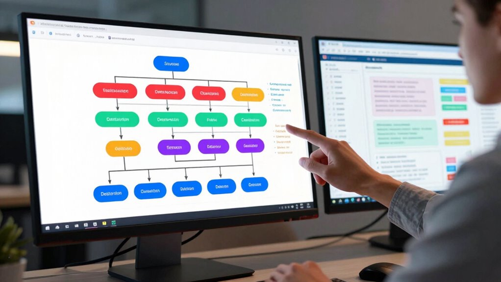 visual data lineage tracking