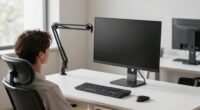 adjust monitor for comfort