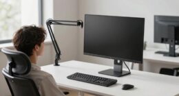 adjust monitor for comfort