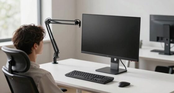 adjust monitor for comfort