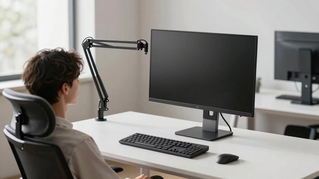 adjust monitor for comfort