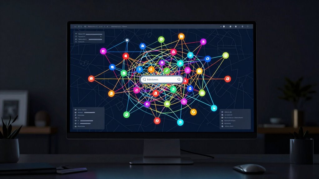 content planning with search maps