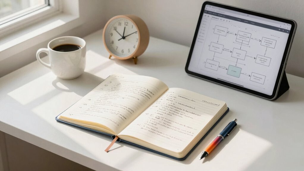 create consistent productivity routines
