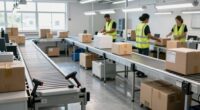 efficient shipping workstation layouts