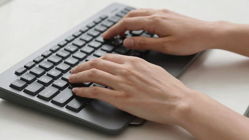 ergonomic keyboard and posture