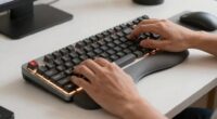 ergonomic keyboard positioning techniques