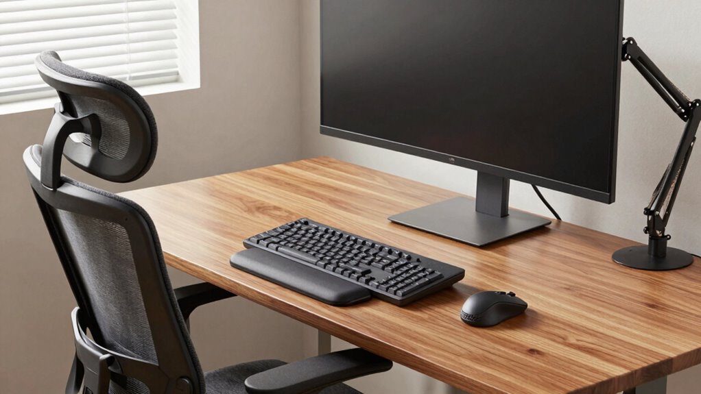 ergonomic workspace for health