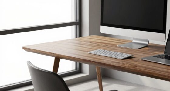 optimal desk depth selection