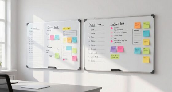 personal whiteboard organization