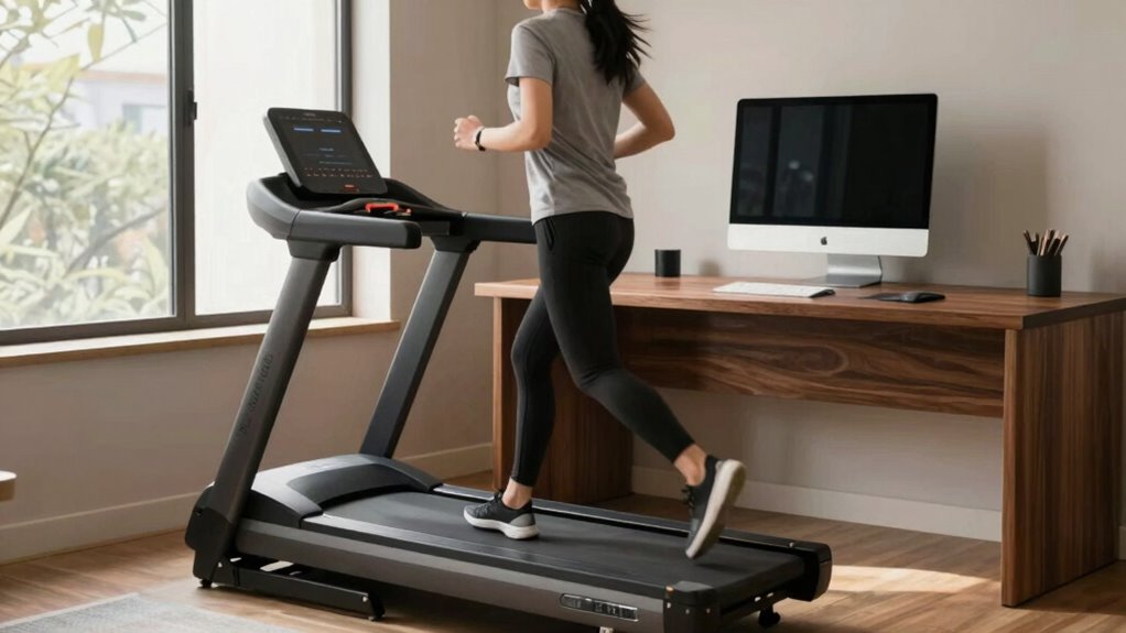 quiet ergonomic walking workspace