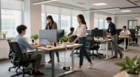 standing desks in support environments