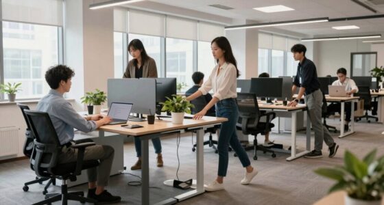 standing desks in support environments