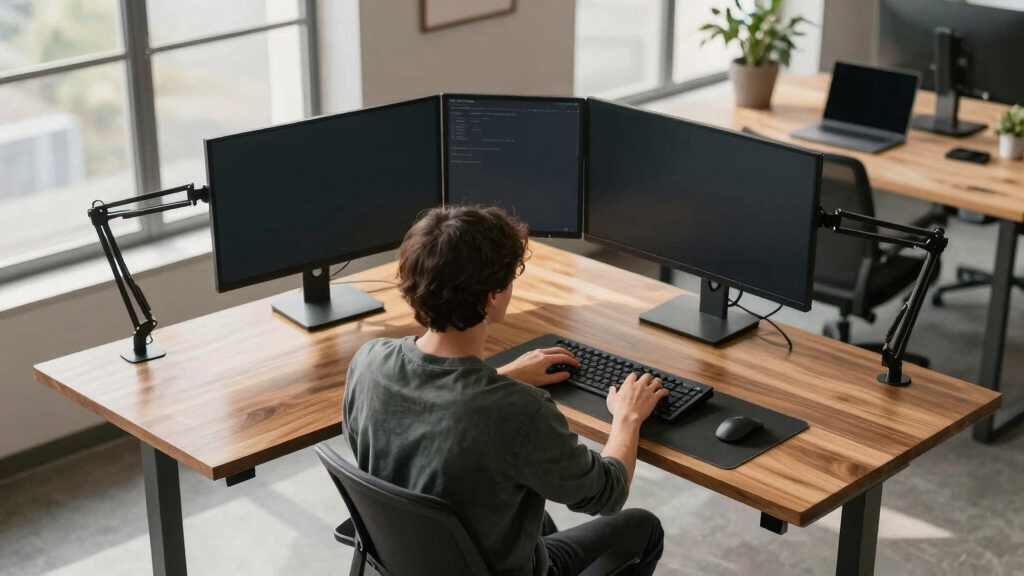 11 Best L-Shaped Standing Desk for Dual Monitors in 2026