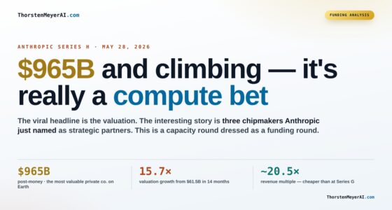 Why Investors See Anthropic's Series H as a Compute Power Play