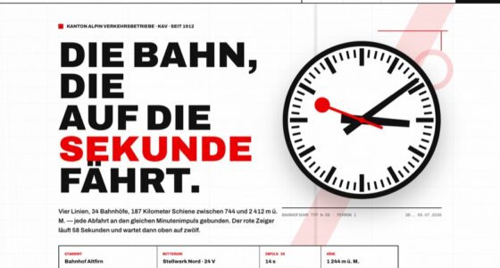 Kanton Alpin Verkehrsbetriebe — Auf die Sekunde (FABLE/175)