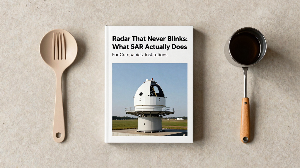 Radar That Never Blinks: What SAR Actually Does — for Companies, Institutions, and Governments