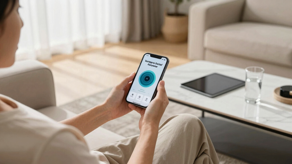 Vertigo relief app